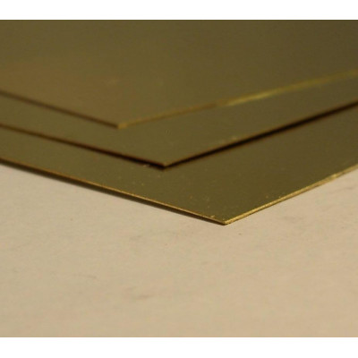 Brass Plate 400x200mm | 1.0mm