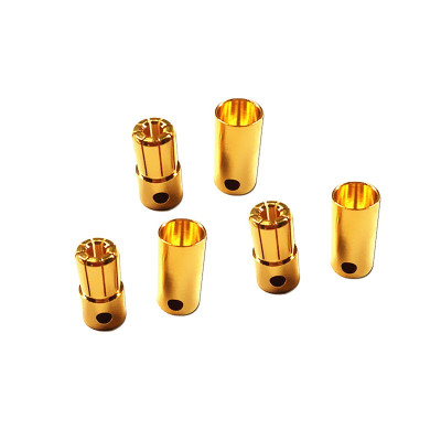 6mm Gold Bullet Connector 3x Male+Female