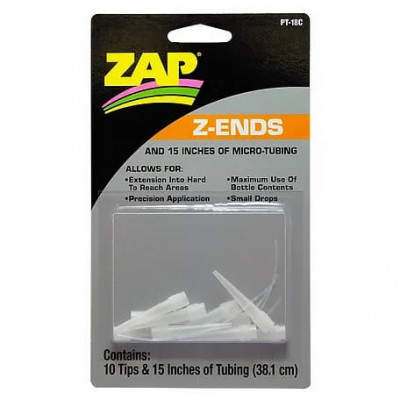 Z-Ends for ZAP CA Glue 10pcs - PT18