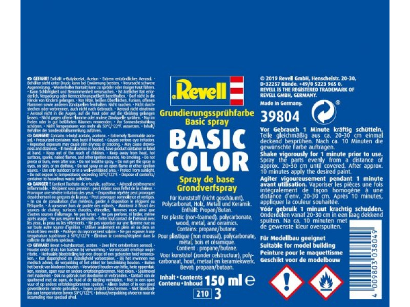 Revell Basic Color Spuit Grondverf 150ml