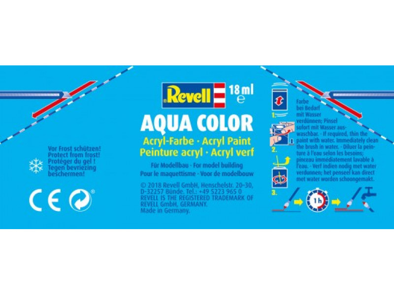 Revell Aqua Color - Antraciet Grijs Mat 18ml 36109