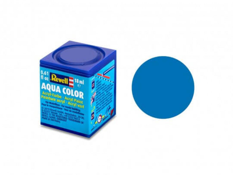 Revell Aqua Color - Blauw Mat 18 ml 36156