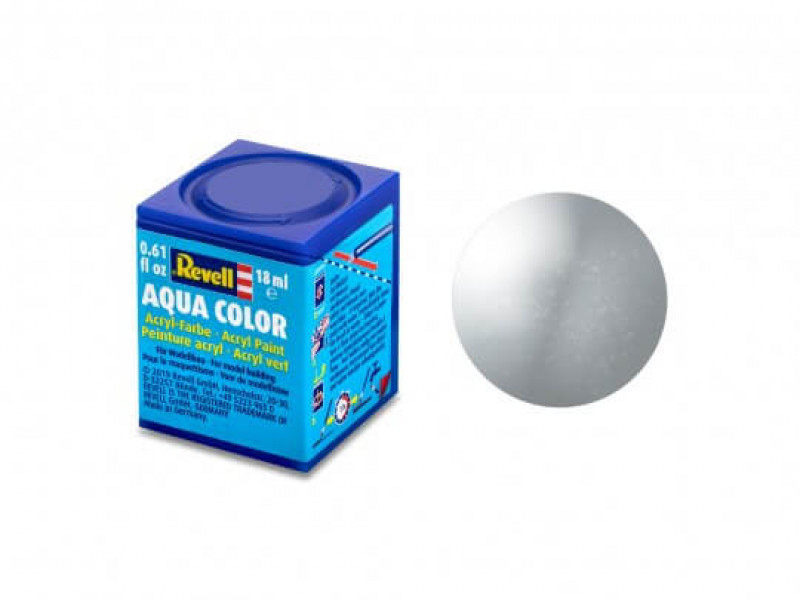 Revell Aqua Color - Zilver Metallic 18 ml 36190