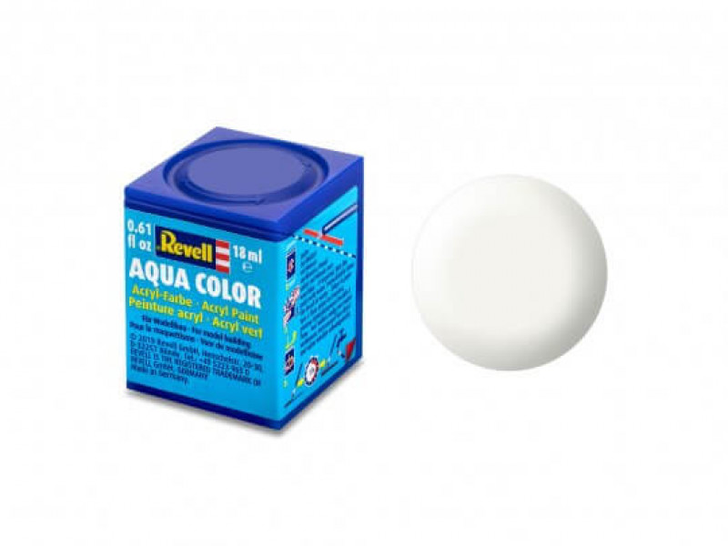 Revell Aqua Color - Wit Zijdeglans 18 ml 36301