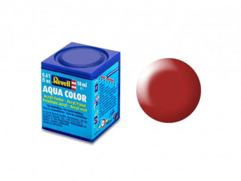 Revell Aqua Color - Vuurrood Zijdeglans 18 ml 36330