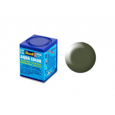 Revell Aqua Color - Olijfgroen Zijdeglans 18 ml 36361