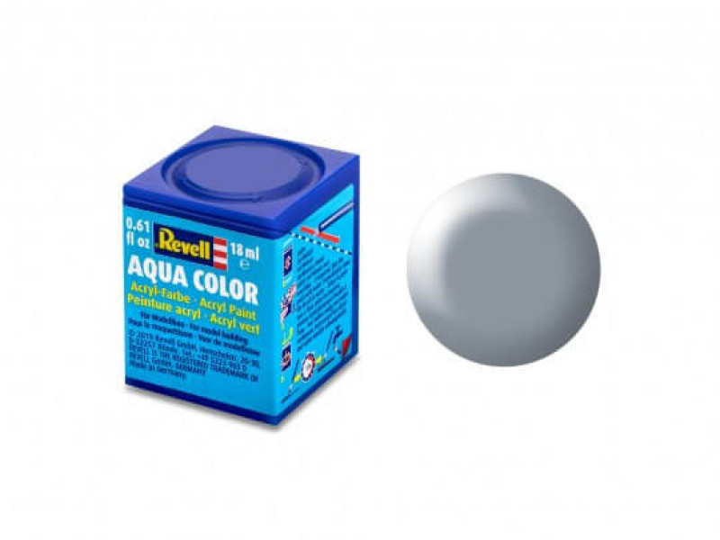Revell Aqua Color - Grijs Zijdeglans 18 ml 36374
