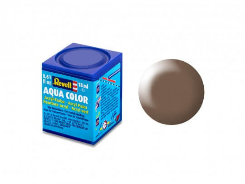 Revell Aqua Color - Bruin Zijdeglans 18 ml 36381
