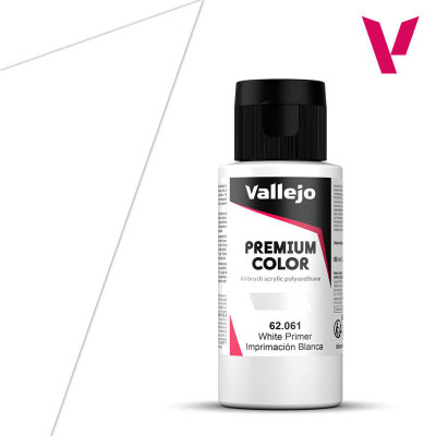 Vallejo Airbrush Primer White 60ml - 62061