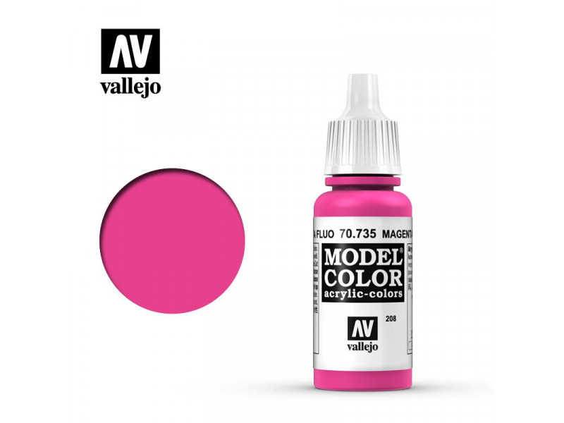 Vallejo Model Color - Fluorescerend Magenta 17 ml 70735