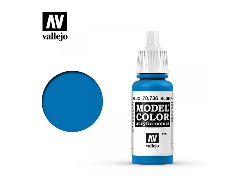 Vallejo Model Color - Fluorescerend Blauw 17 ml 70736