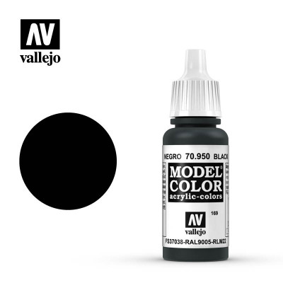 Vallejo Model Color - Zwart 70950
