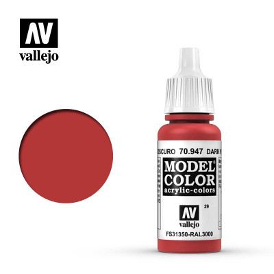Vallejo Model Color - Donker Vermillion 70947