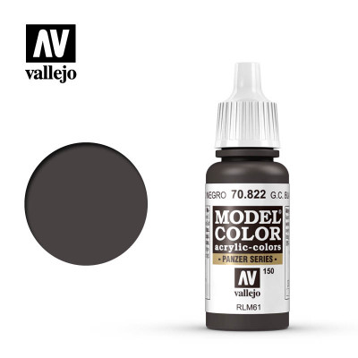 Vallejo Model Color - Duits camouflage zwart bruin 70822