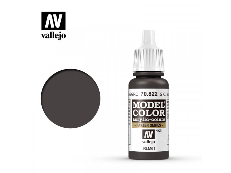 Vallejo Model Color - Duits camouflage zwart bruin 70822