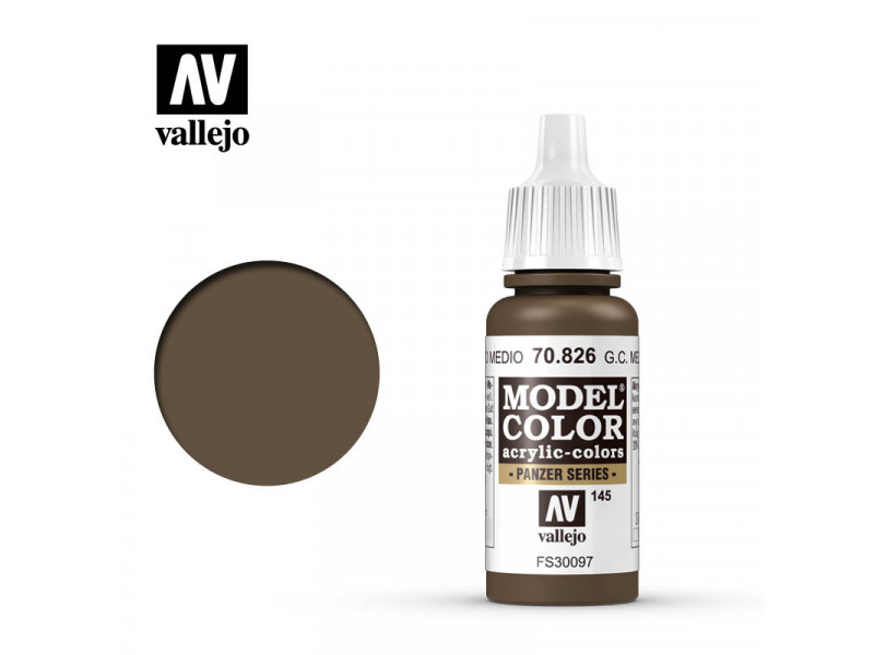 Vallejo Model Color - Duits camouflage midden bruin 70826
