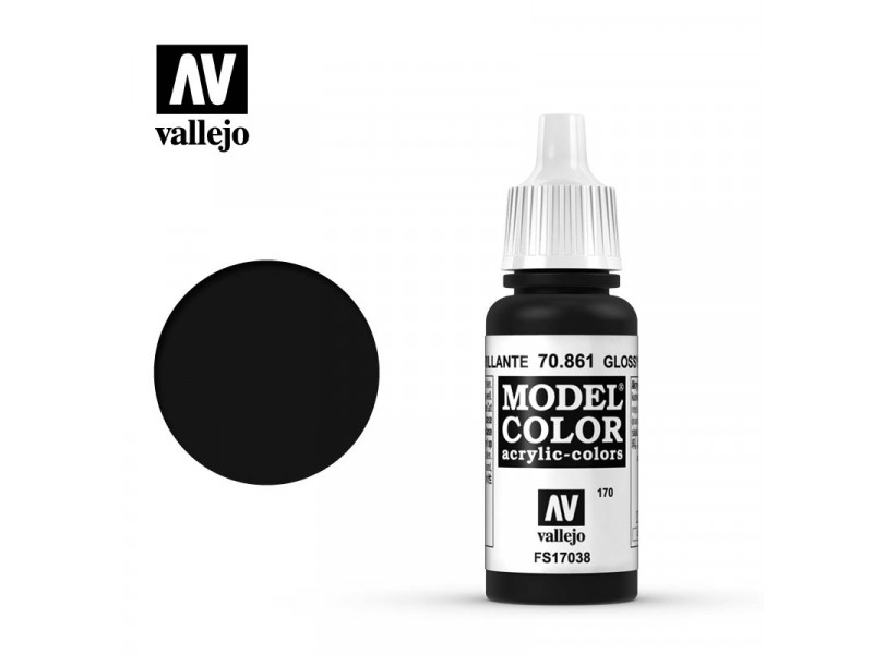 Vallejo Model Color - Glossy Black 70861