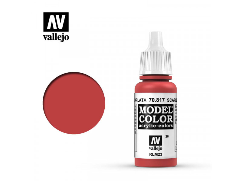 Vallejo Model Color - Vuur rood 70817