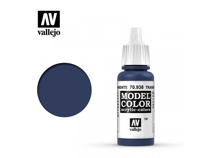 Vallejo Model Color - Transparant Blauw 70938