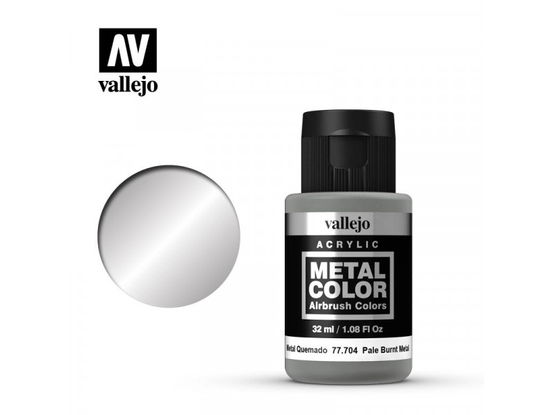 Vallejo Metal Color - Bleek Gebrand Metaal 32 ml 77704
