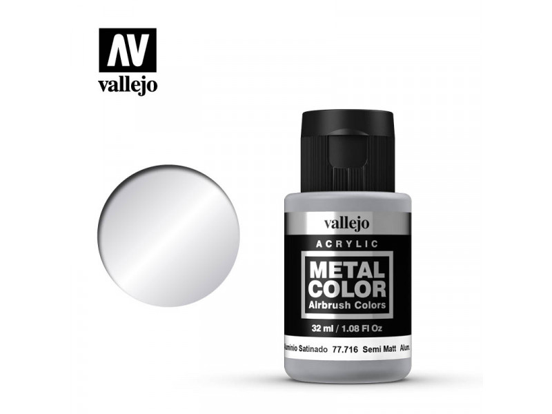 Vallejo Metal Color - Semi Mat Aluminium 32 ml 77716