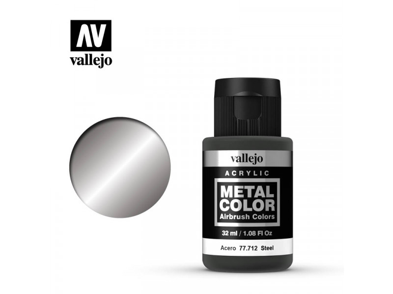 Vallejo Metal Color - Staal 32 ml 77712