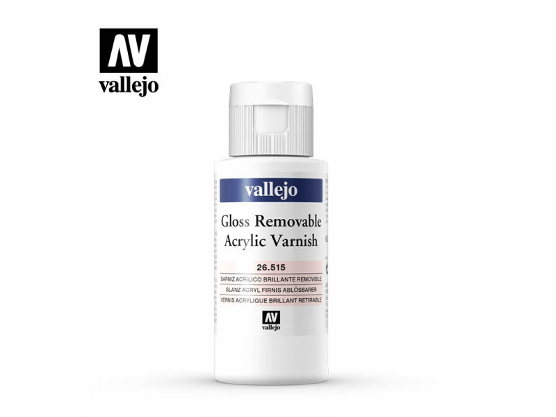 Vallejo Verwijderbare Blanke Lak Glans Acryl 60ml - 26515