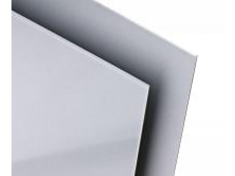 Polystyrene ABS White Matte 100x60cm - 3mm