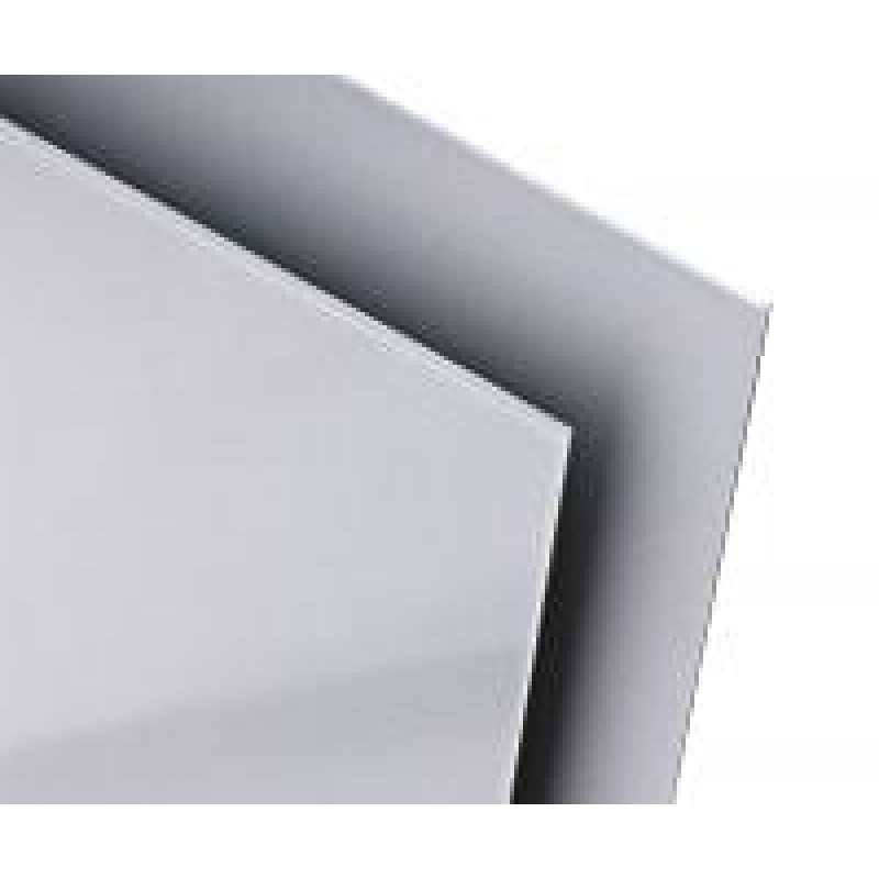 Polystyrene ABS White Matte 100x60cm - 2mm