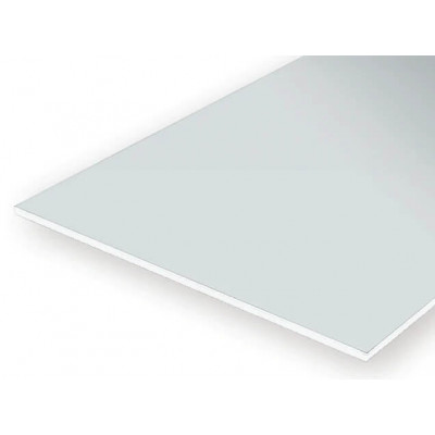 Evergreen Black Polystyrene Sheet 0.25mm – 152x292mm 4pcs - EVR-9511