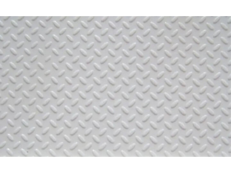 JTT Plastic Diamond Plate White 1/16 Scale - 190x305mm - JTT-97451