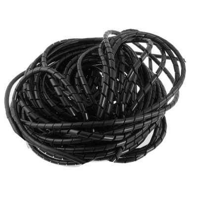 Cablespiral Black 6mm 1 Meter