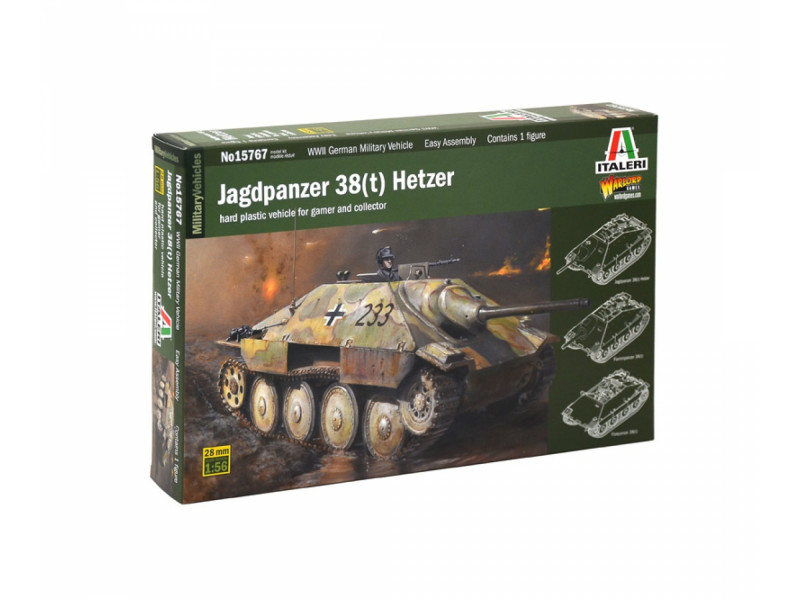 Italeri Jagdpanzer 38T Hetzer 1/56