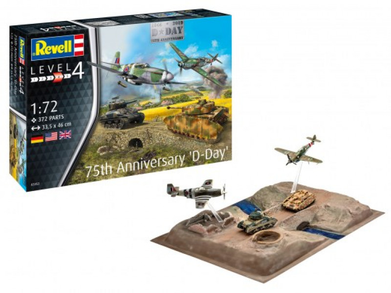 Revell 75th Anniversary set D-day 1/72