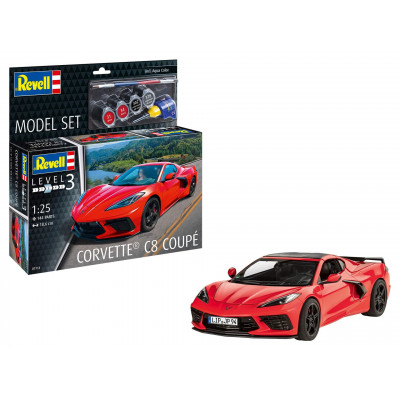 Revell Corvette C8 Coupé Modelbouwpakket 1:24