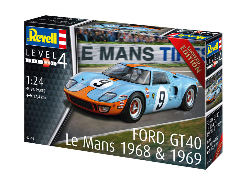 Revell Ford GT 40 Le Mans 1968 Modelbouwpakket 1/24