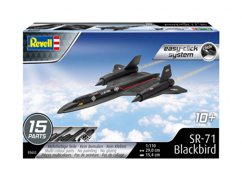 Lockheed SR-71 Blackbird easy-click-system 1/110