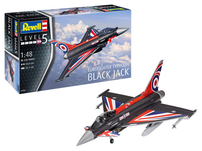 Eurofighter Typhoon Black Jack modelbouwpakket 1/48