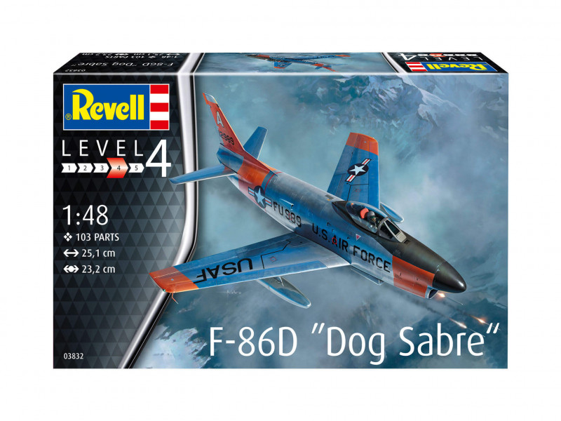 F-86D Dog Sabra Modelbouwpakket 1/48