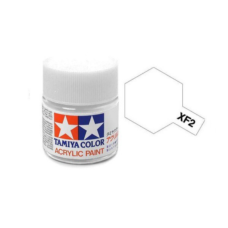 Tamiya Paint XF-2 White Flat 23ml Tamiya Paint XF-2 White Flat 23ml