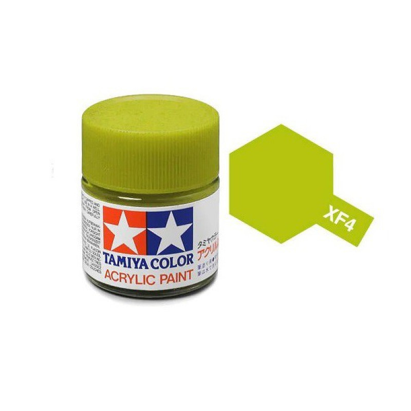 Tamiya Paint XF-4 Yellow-Green Flat 23ml Tamiya Paint XF-4 Yellow-Green Flat 23ml