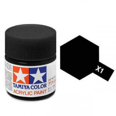 Tamiya Paint X-1 Black Gloss 23ml