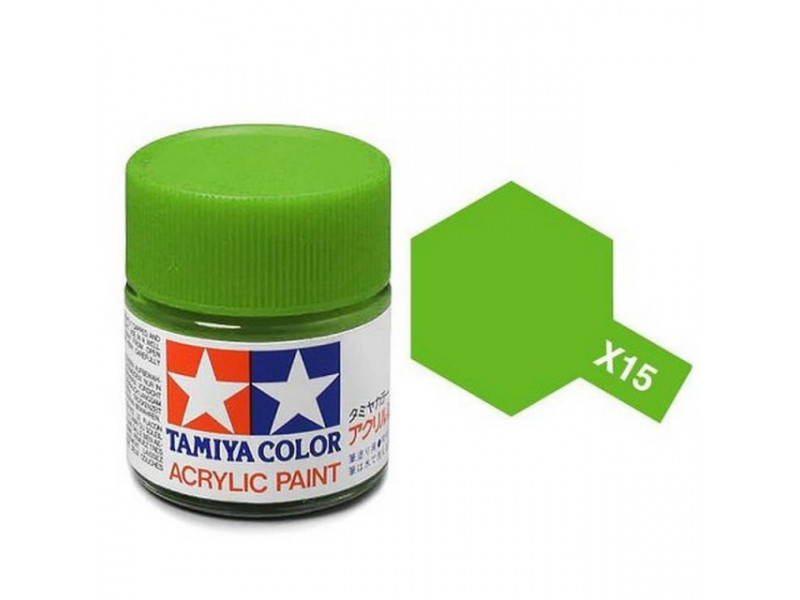 Tamiya Paint X-15 Light Green Glossy 23ml