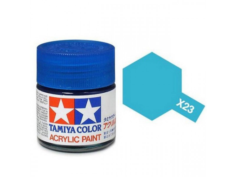 Tamiya Paint X-23 Clear Blue Gloss 23ml