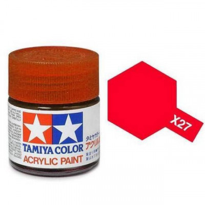 Tamiya Paint X-27 Clear Red Gloss 23ml
