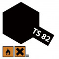 Tamiya TS-82 Black Rubber 100ml