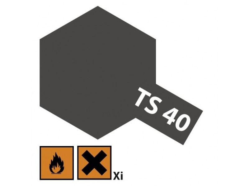 Tamiya TS-40 Metallic Zwart Glans 100ml