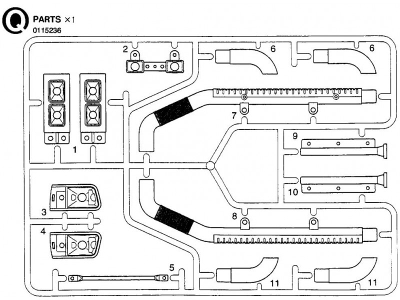 Ford Aeromax Chromen Onderdelen (Q / 0115236) 1/14