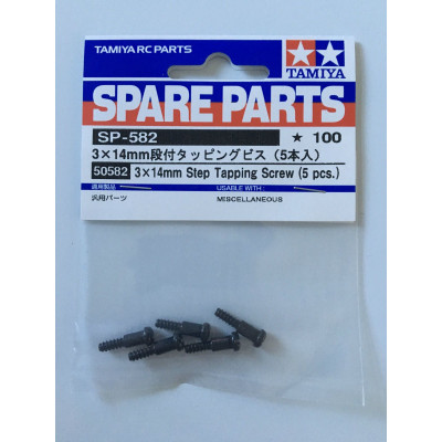 Tamiya Step Tapping Screw 3x14mm 5pcs 50582
