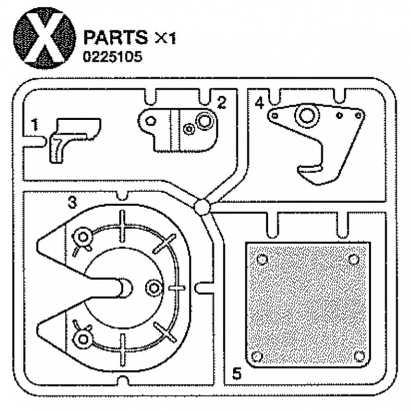Tamiya Parts X (X / 0225105) 1/14